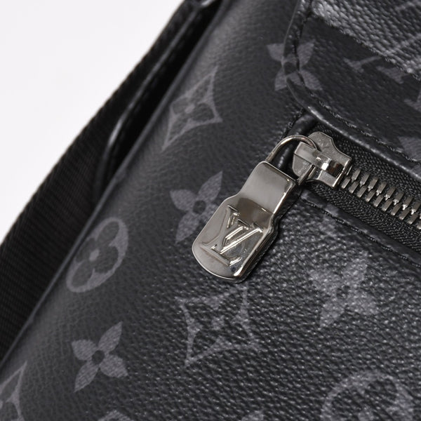 極美品 LOUIS VUITTON ルイヴィトン ディストリクトMM モノグラムエクリプス M44001 ショルダーバッグ ブラック 中古 4a004841
