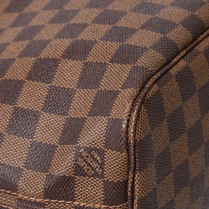 LOUIS VUITTON ルイヴィトン ネヴァーフルPM ハンドバッグ N41359 ダミエエベヌキャンバス ブラウン VI3068 ゴールド金具 良品 中古 4a004828