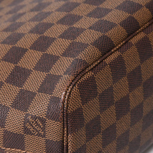 LOUIS VUITTON ルイヴィトン ネヴァーフルPM ハンドバッグ N41359 ダミエエベヌキャンバス ブラウン VI3068 ゴールド金具 良品 中古 4a004828