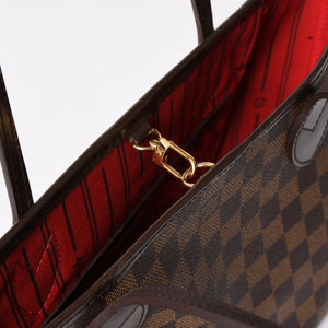 LOUIS VUITTON ルイヴィトン ネヴァーフルPM ハンドバッグ N41359 ダミエエベヌキャンバス ブラウン VI3068 ゴールド金具 良品 中古 4a004828