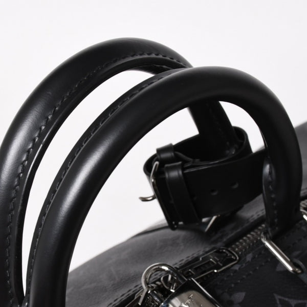 極美品 LOUIS VUITTON ルイヴィトン ボストンバッグ キーポルバンドリエール55 モノグラムエクリプス M40605 中古 4a005016