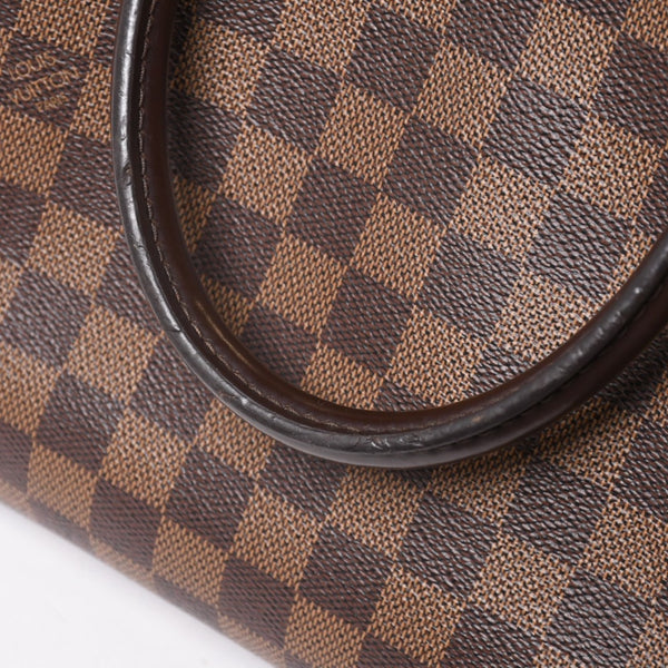 LOUIS VUITTON ルイヴィトン ブリタニー ハンドバッグ N41674 ダミエキャンバス ブラウン ベージュ ダミエエベヌ ゴールド金具 美品 中古 4a004829