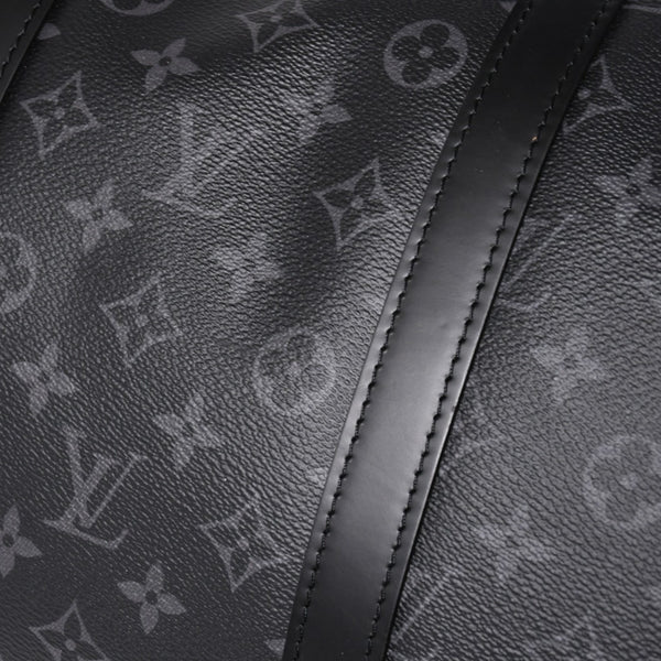 極美品 LOUIS VUITTON ルイヴィトン ボストンバッグ キーポルバンドリエール55 モノグラムエクリプス M40605 中古 4a005016