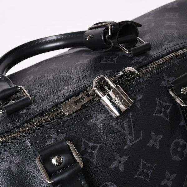 極美品 LOUIS VUITTON ルイヴィトン ボストンバッグ キーポルバンドリエール55 モノグラムエクリプス M40605 中古 4a005016