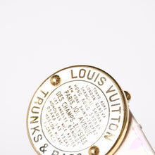 画像をギャラリービューアに読み込む, LOUIS VUITTON ルイヴィトン サンチュール ベルト M9627 PVC ホワイト マルチカラー ゴールド金具 サイズ90/36 美品 中古 4a004800