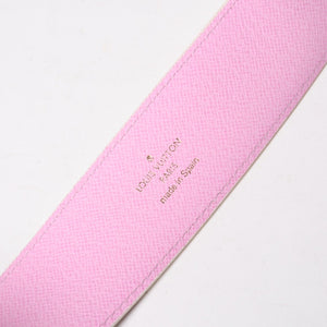 LOUIS VUITTON ルイヴィトン サンチュール ベルト M9627 PVC ホワイト マルチカラー ゴールド金具 サイズ90/36 美品 中古 4a004800