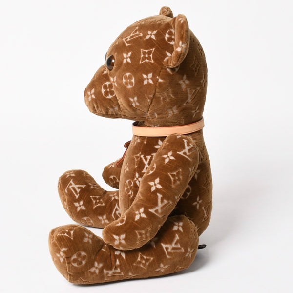 新品同様 LOUIS VUITTON ルイヴィトン 21SS Doudou Teddy Bear ドゥドゥ テディ ベア GI0739 モノグラム ヴァージル アブロー 中古 4a005039