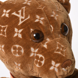 新品同様 LOUIS VUITTON ルイヴィトン 21SS Doudou Teddy Bear ドゥドゥ テディ ベア GI0739 モノグラム ヴァージル アブロー 中古 4a005039