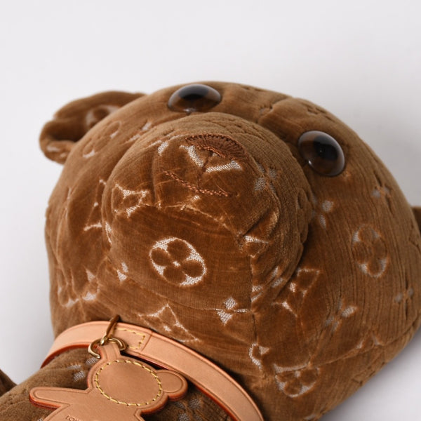 新品同様 LOUIS VUITTON ルイヴィトン 21SS Doudou Teddy Bear ドゥドゥ テディ ベア GI0739 モノグラム ヴァージル アブロー 中古 4a005039