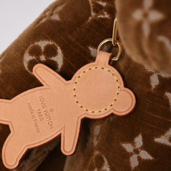 新品同様 LOUIS VUITTON ルイヴィトン 21SS Doudou Teddy Bear ドゥドゥ テディ ベア GI0739 モノグラム ヴァージル アブロー 中古 4a005039