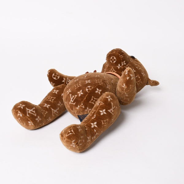 新品同様 LOUIS VUITTON ルイヴィトン 21SS Doudou Teddy Bear ドゥドゥ テディ ベア GI0739 モノグラム ヴァージル アブロー 中古 4a005039