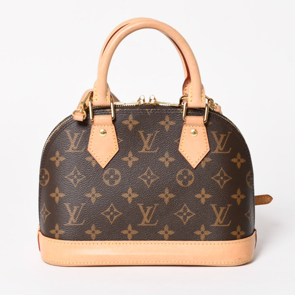 LOUIS VUITTON Monogram Alma BB Handbag M53152 Shoulder 2WAY PVC Gold Hardware Good Condition Used 4a004910