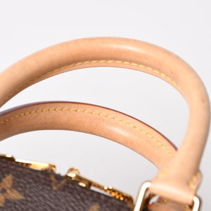 LOUIS VUITTON ルイヴィトン モノグラム アルマBB ハンドバッグ M53152 ショルダー 2WAY PVC ゴールド金具 美品 中古 4a004910