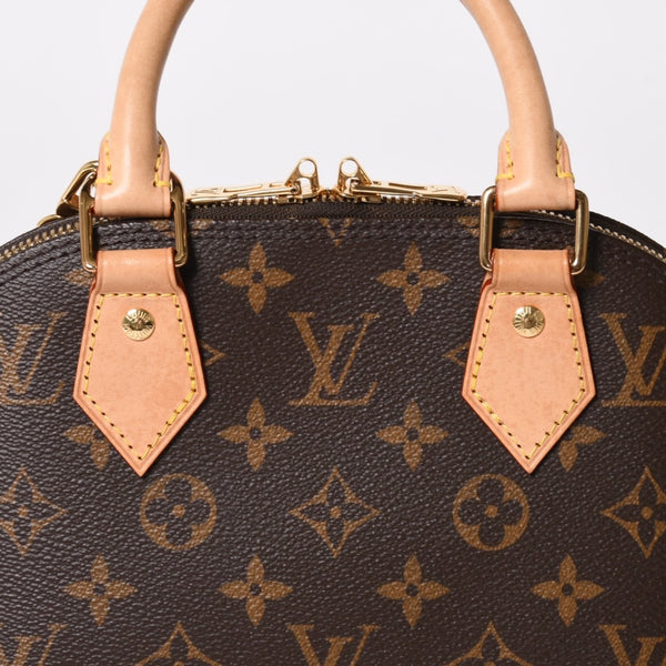LOUIS VUITTON ルイヴィトン モノグラム アルマBB ハンドバッグ M53152 ショルダー 2WAY PVC ゴールド金具 美品 中古 4a004910