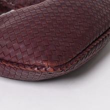 画像をギャラリービューアに読み込む, BOTTEGA VENETA ボッテガヴェネタ イントレチャート ホーボー ワンショルダーバッグ バーガンディ ワインレッド 美品 中古 4a004836