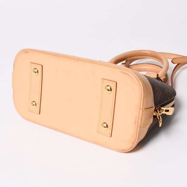 LOUIS VUITTON ルイヴィトン モノグラム アルマBB ハンドバッグ M53152 ショルダー 2WAY PVC ゴールド金具 美品 中古 4a004910