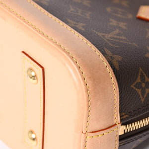LOUIS VUITTON ルイヴィトン モノグラム アルマBB ハンドバッグ M53152 ショルダー 2WAY PVC ゴールド金具 美品 中古 4a004910