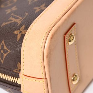 LOUIS VUITTON ルイヴィトン モノグラム アルマBB ハンドバッグ M53152 ショルダー 2WAY PVC ゴールド金具 美品 中古 4a004910