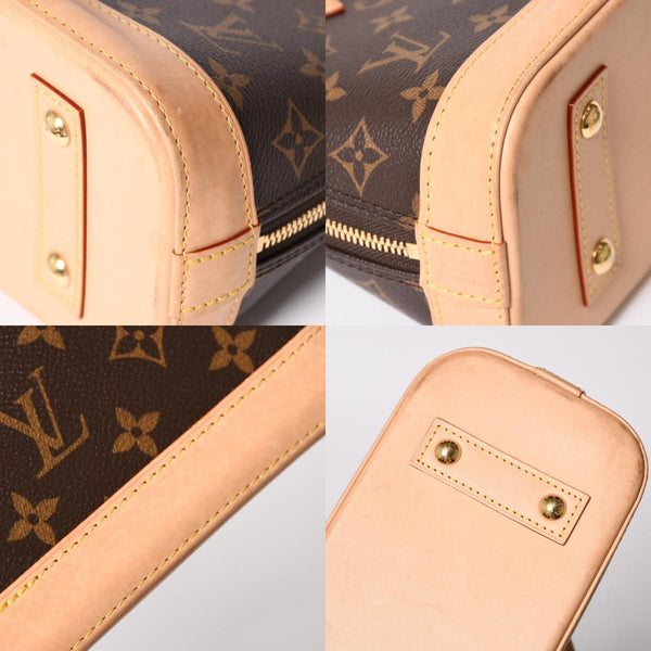LOUIS VUITTON ルイヴィトン モノグラム アルマBB ハンドバッグ M53152 ショルダー 2WAY PVC ゴールド金具 美品 中古 4a004910