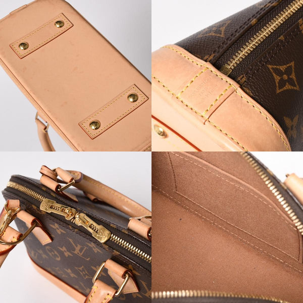 LOUIS VUITTON ルイヴィトン モノグラム アルマBB ハンドバッグ M53152 ショルダー 2WAY PVC ゴールド金具 美品 中古 4a004910