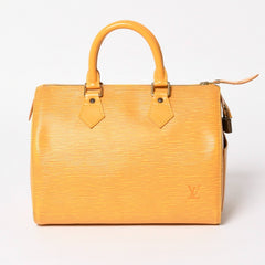 LOUIS VUITTON ルイヴィトン エピ スピーディ25 ボストンバッグ ハンドバッグ タッシリイエロー エピレザー ゴールド金具 M43019 美品 中古 4a004843