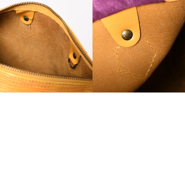 LOUIS VUITTON ルイヴィトン エピ スピーディ25 ボストンバッグ ハンドバッグ タッシリイエロー エピレザー ゴールド金具 M43019 美品 中古 4a004843