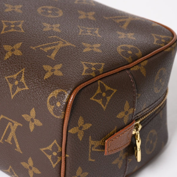 極美品 LOUIS VUITTON ルイヴィトン ドップ・キット モノグラム キャンバス ハンドバッグ トラベルポーチ 中古 4a005045
