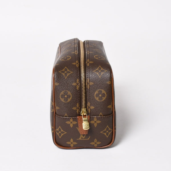 極美品 LOUIS VUITTON ルイヴィトン ドップ・キット モノグラム キャンバス ハンドバッグ トラベルポーチ 中古 4a005045