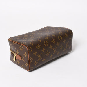 極美品 LOUIS VUITTON ルイヴィトン ドップ・キット モノグラム キャンバス ハンドバッグ トラベルポーチ 中古 4a005045
