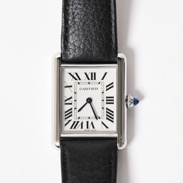 Very Good Condition CARTIER TANK MUST LM Tank Must LM Watch Weight Approx. 31.66g WSTA0041 Stainless Steel Quartz Used 4a001799