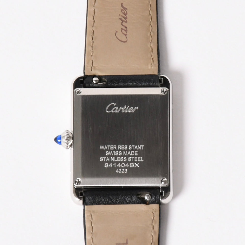 極美品 CARTIER カルティエ TANK MUST LM タンク マストLM 腕時計 重量約31.66g WSTA0041 ステンレススチール クォーツ 中古 4a001799