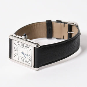 Very Good Condition CARTIER TANK MUST LM Tank Must LM Watch Weight Approx. 31.66g WSTA0041 Stainless Steel Quartz Used 4a001799