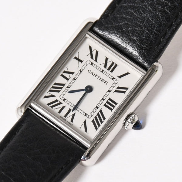 Very Good Condition CARTIER TANK MUST LM Tank Must LM Watch Weight Approx. 31.66g WSTA0041 Stainless Steel Quartz Used 4a001799