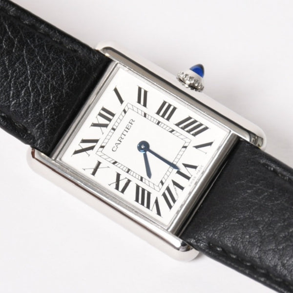 Very Good Condition CARTIER TANK MUST LM Tank Must LM Watch Weight Approx. 31.66g WSTA0041 Stainless Steel Quartz Used 4a001799