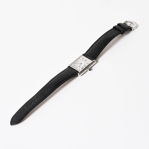 Very Good Condition CARTIER TANK MUST LM Tank Must LM Watch Weight Approx. 31.66g WSTA0041 Stainless Steel Quartz Used 4a001799