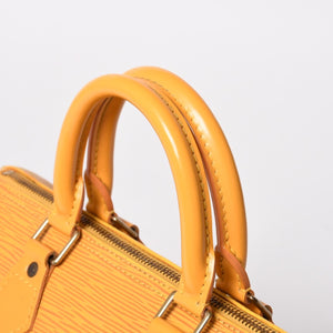 LOUIS VUITTON ルイヴィトン エピ スピーディ25 ボストンバッグ ハンドバッグ タッシリイエロー エピレザー ゴールド金具 M43019 美品 中古 4a004843
