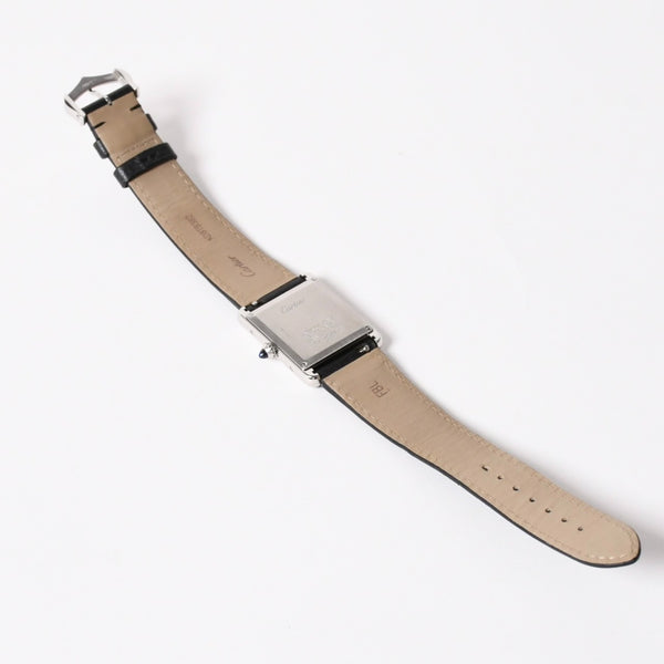 Very Good Condition CARTIER TANK MUST LM Tank Must LM Watch Weight Approx. 31.66g WSTA0041 Stainless Steel Quartz Used 4a001799