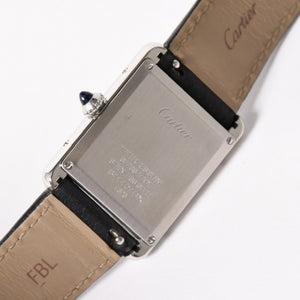 Very Good Condition CARTIER TANK MUST LM Tank Must LM Watch Weight Approx. 31.66g WSTA0041 Stainless Steel Quartz Used 4a001799
