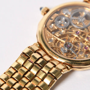 VACHERON CONSTANTIN ヴァシュロンコンスタンタン パトリモニー スケルトン 腕時計 13508 手巻き ダイヤモンド 18KYG 美品 中古 4a003106