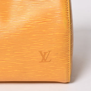 LOUIS VUITTON ルイヴィトン エピ スピーディ25 ボストンバッグ ハンドバッグ タッシリイエロー エピレザー ゴールド金具 M43019 美品 中古 4a004843