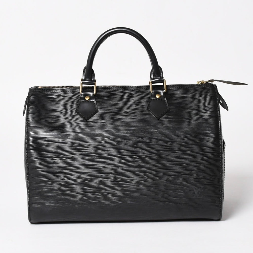 Very good condition LOUIS VUITTON Speedy 30 handbag M59022 Epi leather black gold hardware used 4a004846
