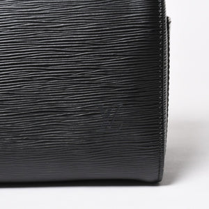 極美品 LOUIS VUITTON ルイヴィトン スピーディ30 ハンドバッグ M59022 エピレザー ブラック ゴールド金具 中古 4a004846
