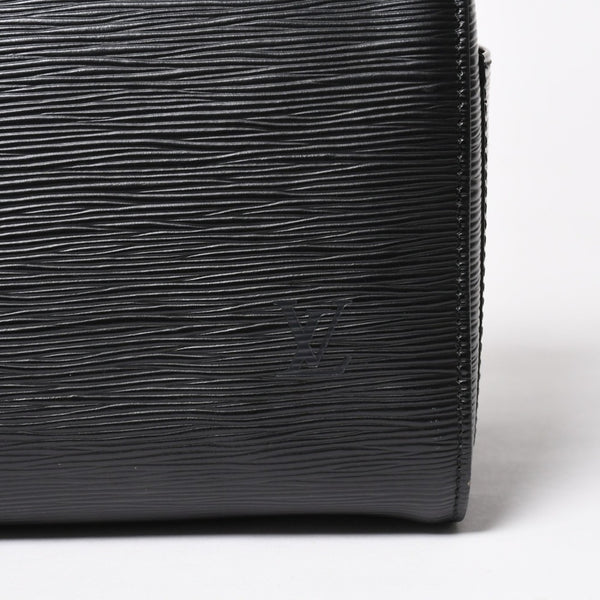 極美品 LOUIS VUITTON ルイヴィトン スピーディ30 ハンドバッグ M59022 エピレザー ブラック ゴールド金具 中古 4a004846