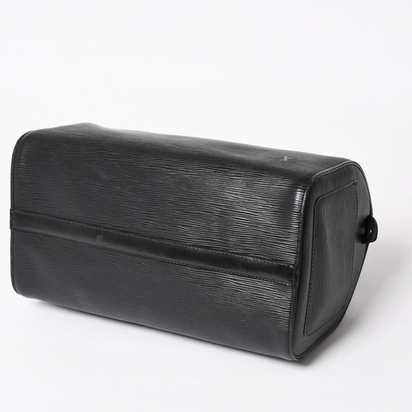 極美品 LOUIS VUITTON ルイヴィトン スピーディ30 ハンドバッグ M59022 エピレザー ブラック ゴールド金具 中古 4a004846