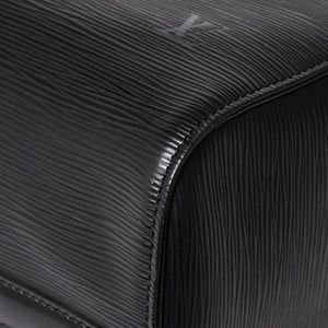 極美品 LOUIS VUITTON ルイヴィトン スピーディ30 ハンドバッグ M59022 エピレザー ブラック ゴールド金具 中古 4a004846