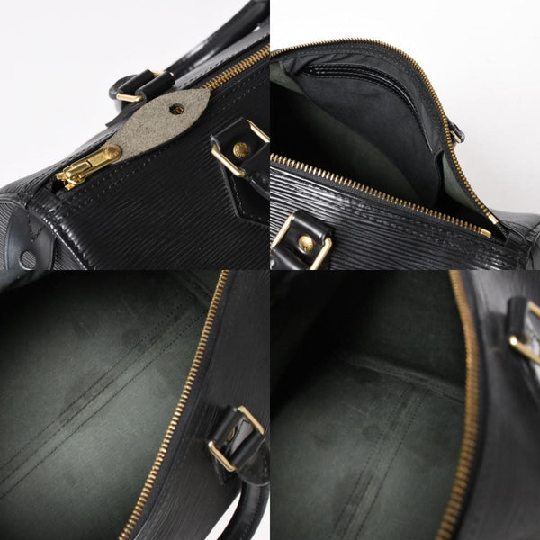 極美品 LOUIS VUITTON ルイヴィトン スピーディ30 ハンドバッグ M59022 エピレザー ブラック ゴールド金具 中古 4a004846