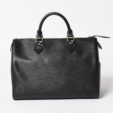 Load image into Gallery viewer, 極美品 LOUIS VUITTON ルイヴィトン スピーディ30 ハンドバッグ M59022 エピレザー ブラック ゴールド金具 中古 4a004846