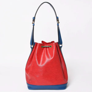LOUIS VUITTON ルイヴィトン エピ ノエ トリコロール 巾着ショルダーバッグ M44084 マルチカラー レザー ゴールド金具 美品 中古 4a005035