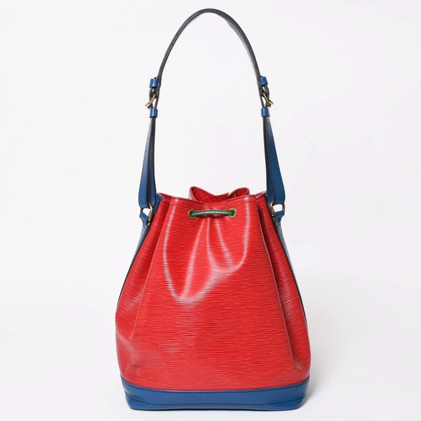 LOUIS VUITTON ルイヴィトン エピ ノエ トリコロール 巾着ショルダーバッグ M44084 マルチカラー レザー ゴールド金具 美品 中古 4a005035