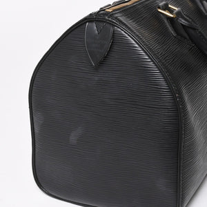 極美品 LOUIS VUITTON ルイヴィトン スピーディ30 ハンドバッグ M59022 エピレザー ブラック ゴールド金具 中古 4a004846